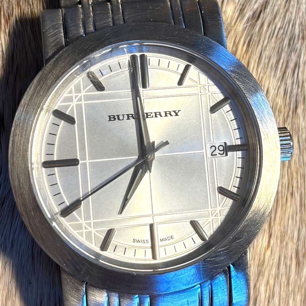 Burberry Watch Silver Metal Bracelet